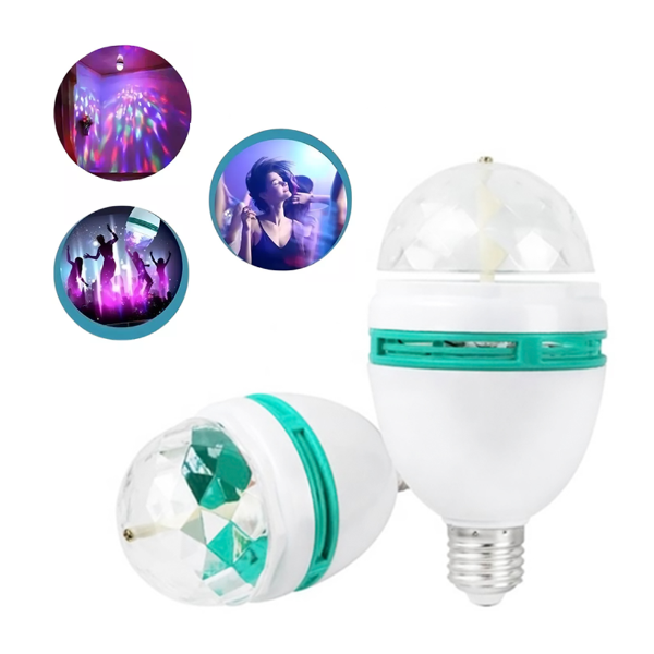 Foco led Giratorio colorido