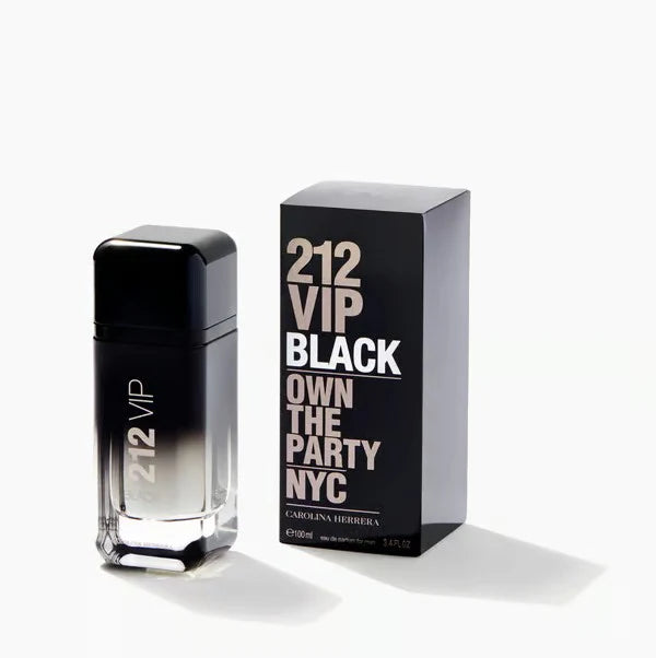 PERFUME CAROLINA HERRERA 212 VIP BLACK FOR MEN EDP 200ML