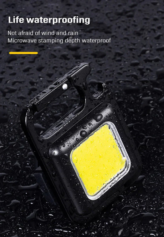 Mini Linterna Llavero Magnético