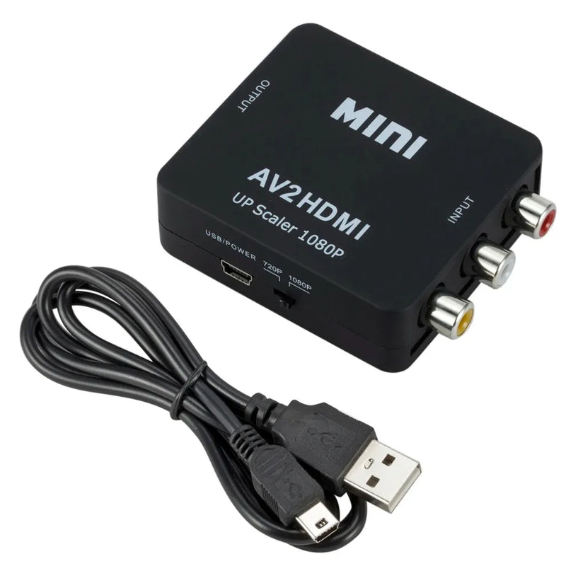 Convertidor AV RCA a HDMI 1080P