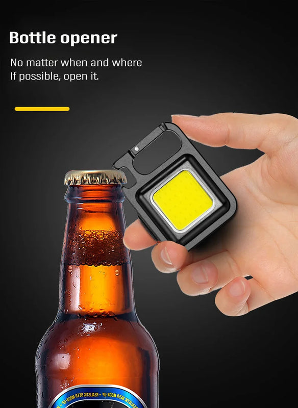 Mini Linterna Llavero Magnético