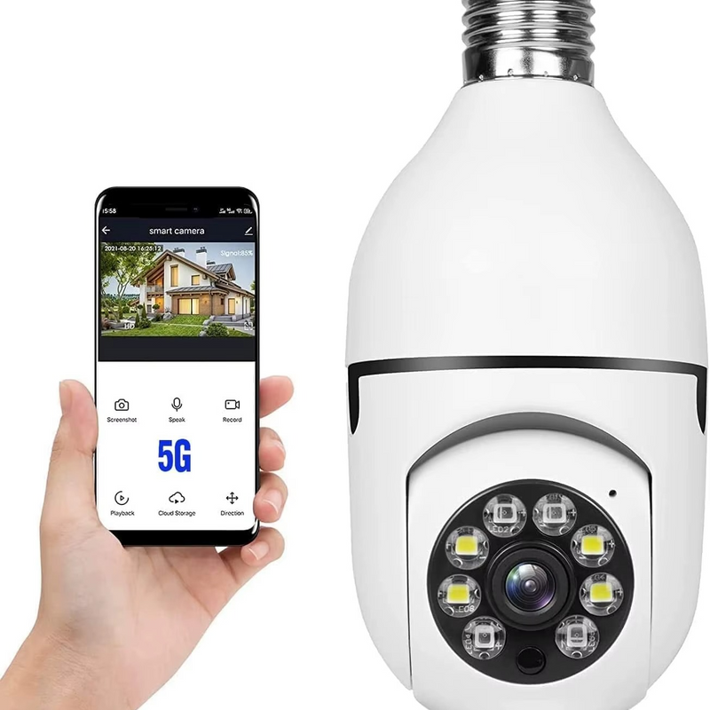 Foco Cámara IP Visión Nocturna 360°